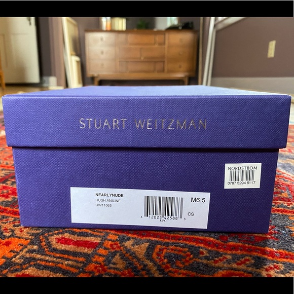 Stuart Weitzman Hush Aniline Block Heel size 6.5 - Picture 8 of 8